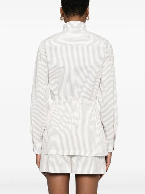 FENDI striped jacket - White