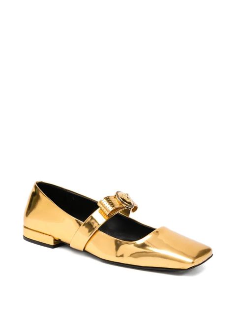 Versace leather flats - Gold - zdjęcie produktu nr 1