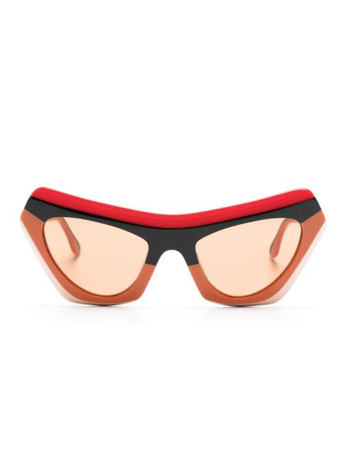 Marni Eyewear Devil's Pool cat-eye frame sunglasses - Orange - zdjęcie produktu nr 1