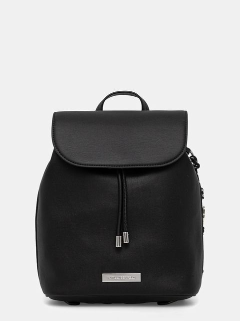 Karl Lagerfeld plecak IKON damski kolor czarny mały gładki B1W30002 - zdjęcie produktu nr 1