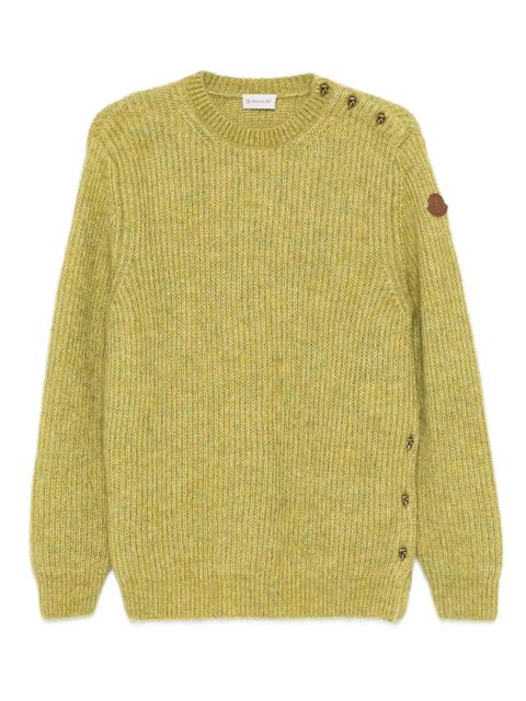 Moncler crew neck sweatshirt - Green - zdjęcie produktu nr 1
