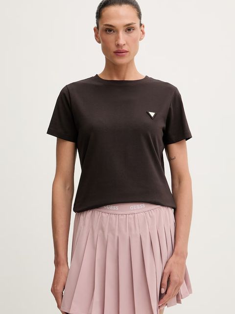 Guess T-shirt damski bawełniany z elastanem COLETTE - zdjęcie produktu nr 1