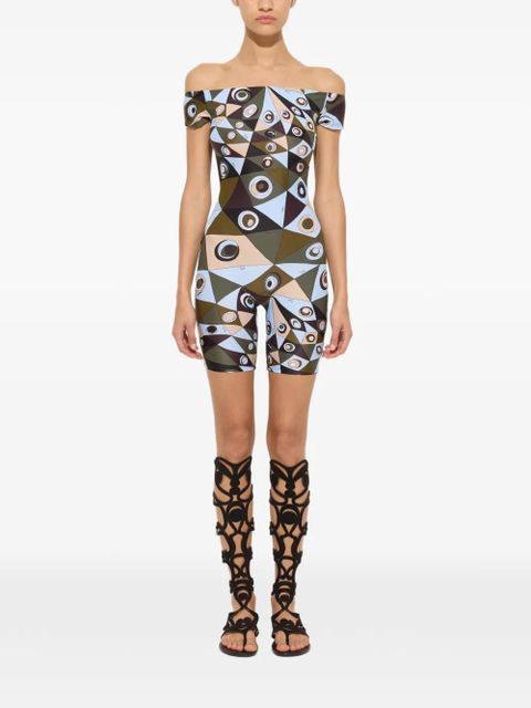 PUCCI Occhi-print jumpsuit - Green - zdjęcie produktu nr 2