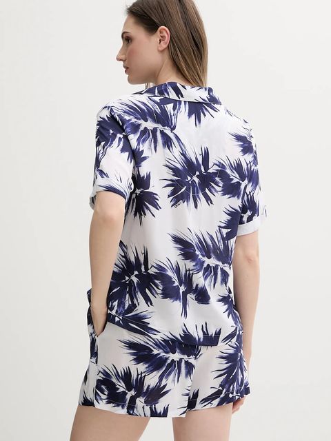 Dkny piżama damska kolor granatowy YI90052