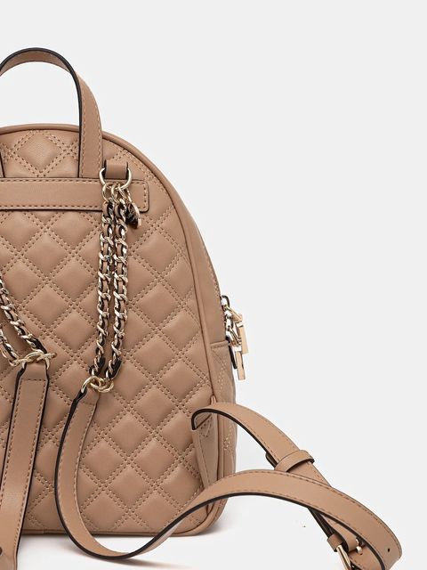 Guess plecak GIULLY damski kolor brązowy mały gładki HWQG96 73320