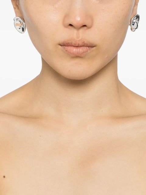 Jenny Bird Rio button earrings - Silver - zdjęcie produktu nr 2