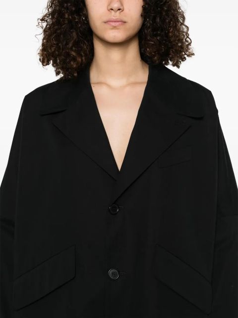 MM6 Maison Margiela cotton coat - Black