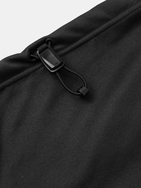 The North Face komin Windwall kolor czarny gładki NF0A8CHSJK31