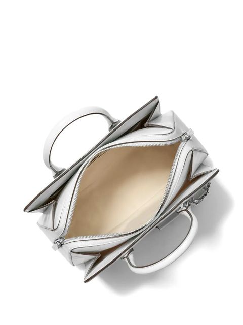 Michael Kors logo-charm tote bag - White