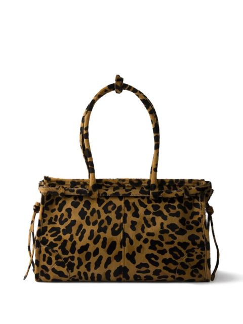 Prada large Bonnie printed tote bag - Brown - zdjęcie produktu nr 2