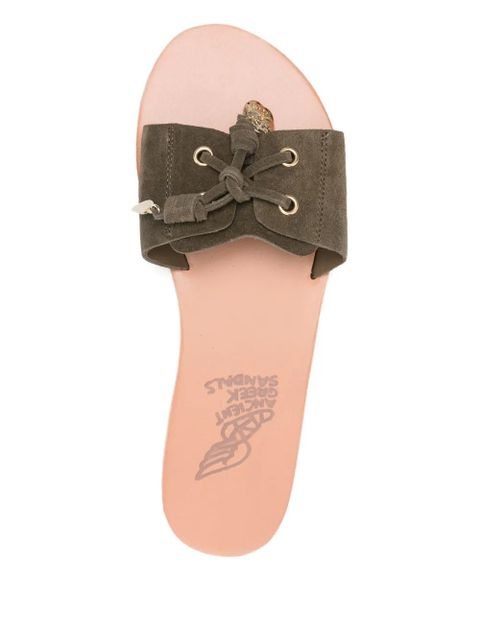 Ancient Greek Sandals Verina knotted-detail sandals - Green