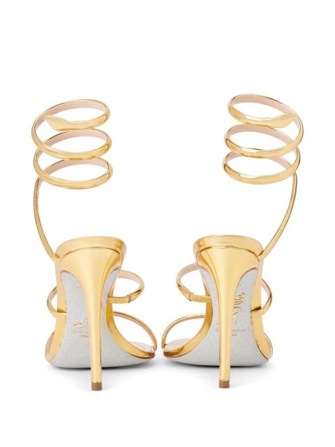 René Caovilla Cleo sandals - Gold