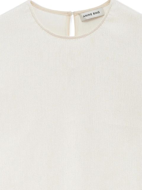 ANINE BING Malia sleeveless top - Neutrals