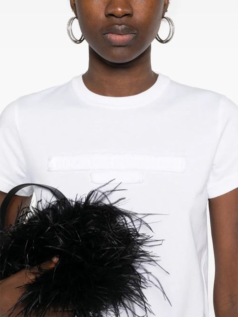 Alexander Wang logo-embossed T-shirt - White