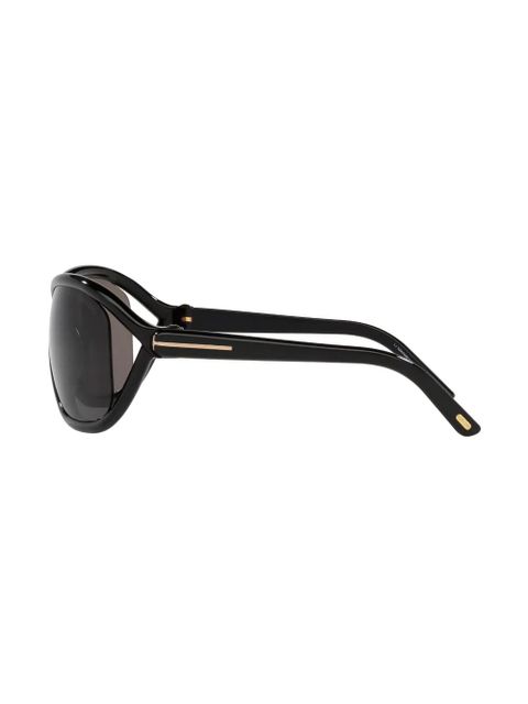 TOM FORD Eyewear Fernanda oversized-frame sunglasses - Black