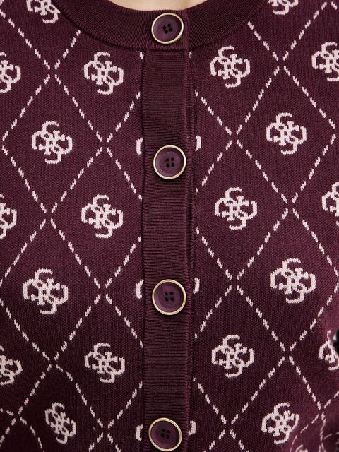 Guess kardigan z domieszką wełny SARAH