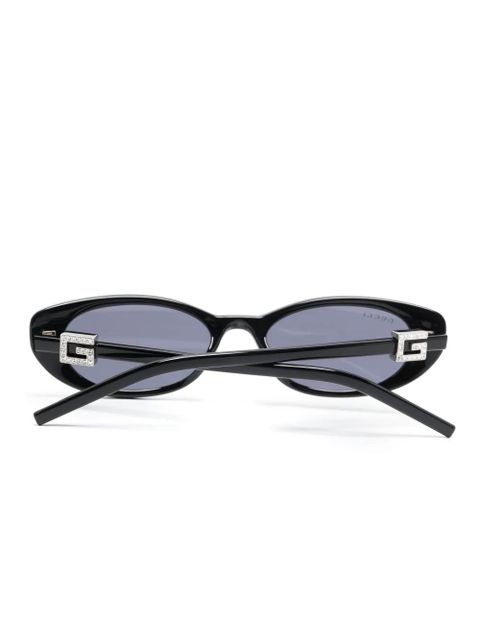 Gucci Eyewear oval-frame sunglasses - Black