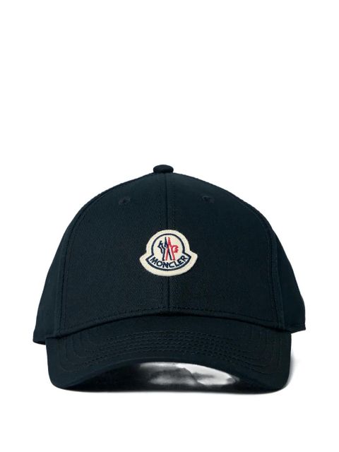 Moncler logo-motif baseball cap - Black - zdjęcie produktu nr 1