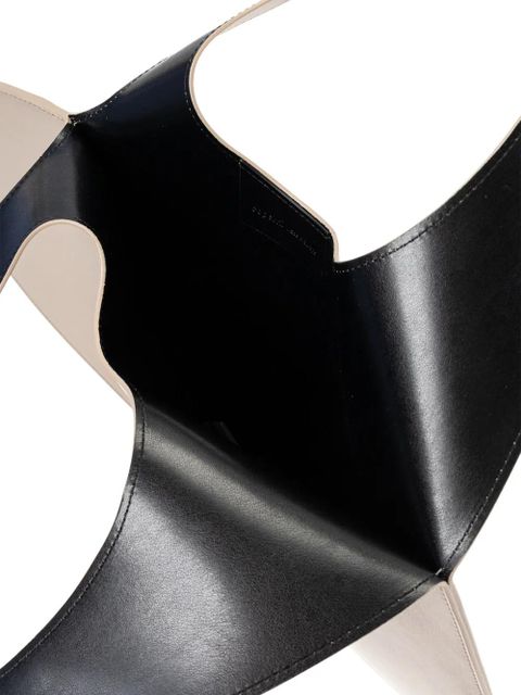 Coperni leather tote bag - Neutrals