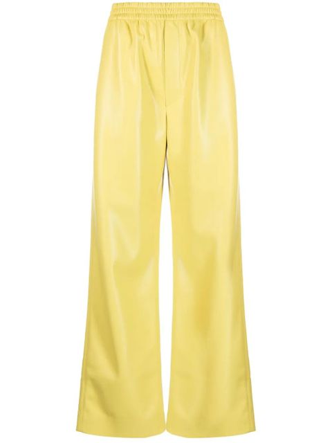Nanushka Lorca faux-leather trousers - Yellow - zdjęcie produktu nr 1