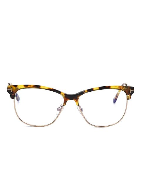 TOM FORD Eyewear square-frame glasses - Brown - zdjęcie produktu nr 1