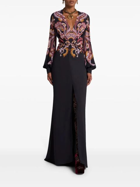 ETRO printed dress - Black