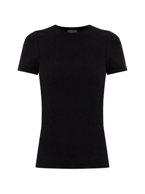 MM6 Maison Margiela ribbed T-shirt - Black - zdjęcie produktu nr 1