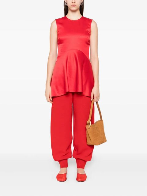 JW Anderson sleeveless asymmetric blouse - Red - zdjęcie produktu nr 2