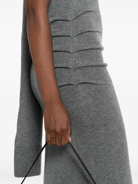 Simkhai scarf-detail sleeveless maxi dress - Grey
