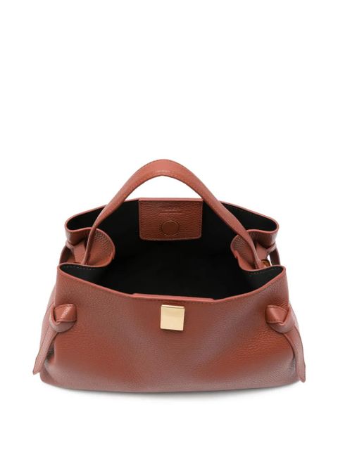 Yuzefi knot-detail tote bag - Brown