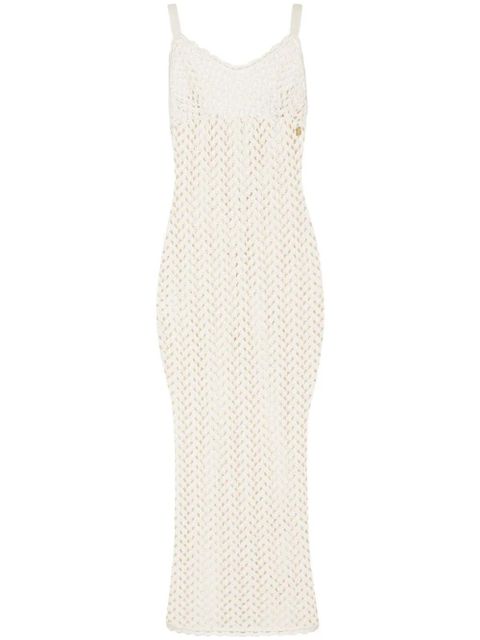 Dolce & Gabbana crochet-knit midi dress - Neutrals - zdjęcie produktu nr 1