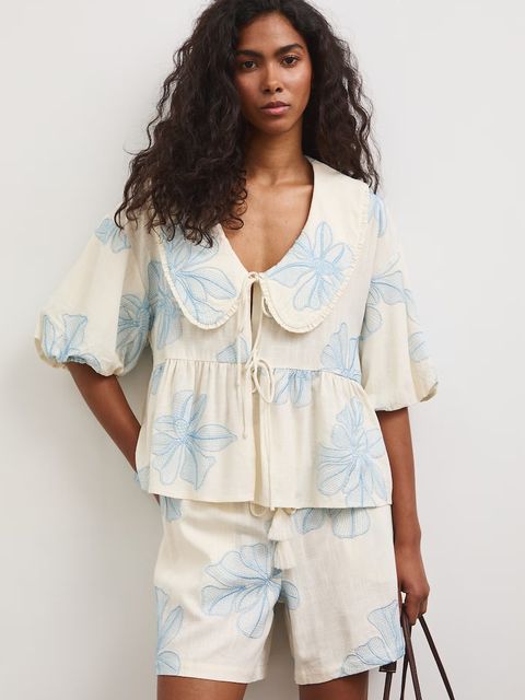 Medicine bluzka damska z lnem - zdjęcie produktu nr 1