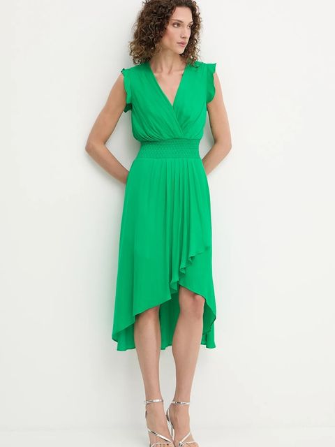 Morgan sukienka kolor zielony midi rozkloszowana RWALLY - zdjęcie produktu nr 2