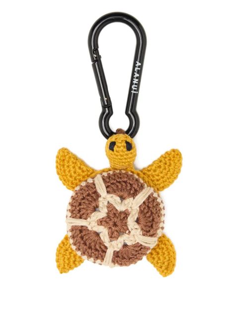 Alanui Turtle crochet keyring - Yellow - zdjęcie produktu nr 1