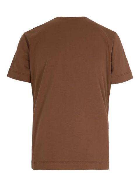 PINKO rhinestone-embellished T-shirt - Brown