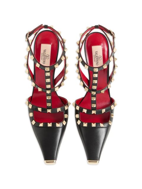 Valentino Garavani Rockstud kidskin pumps 100mm - Black