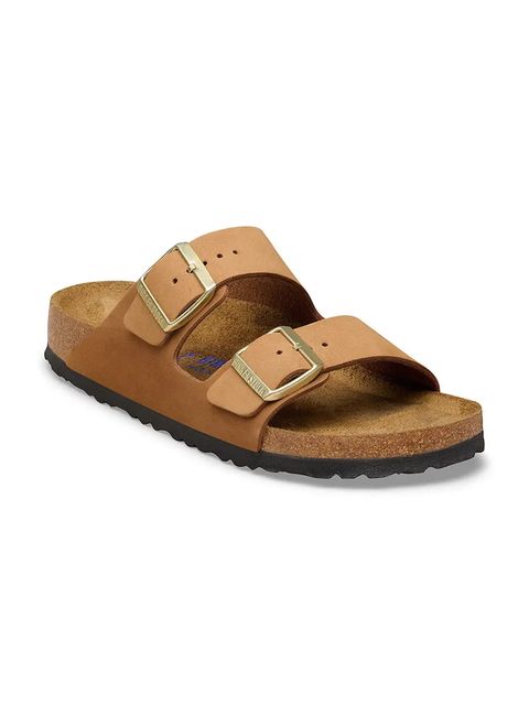 Birkenstock klapki damskie nubukowe Arizona - zdjęcie produktu nr 1