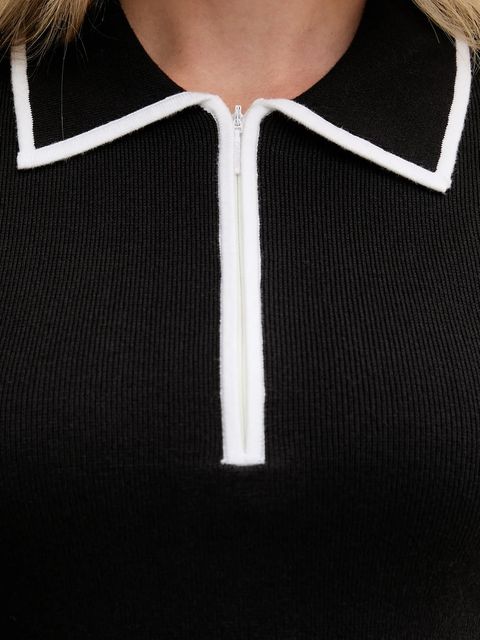 Calvin Klein Jeans polo damski kolor czarny LV044D304G