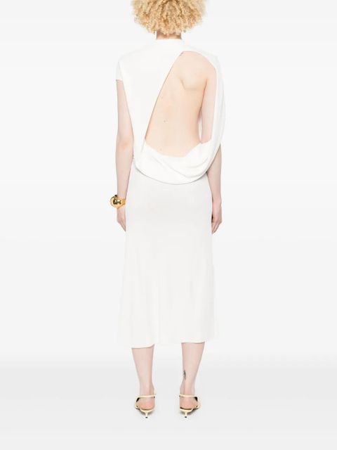 Jacquemus La Salerno midi dress - White