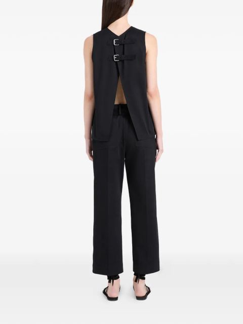 Proenza Schouler Nila belted trousers - Black