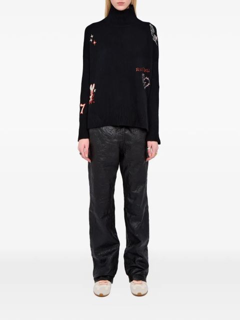 Zadig&Voltaire Bleeza embroidered sweater - Black - zdjęcie produktu nr 2