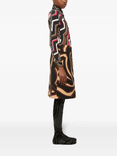 PUCCI Istrice-print shirt - Black