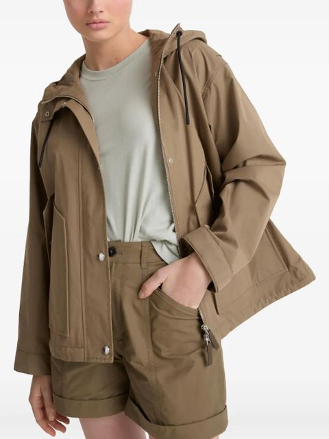 Yves Salomon cotton-blend jacket - Brown