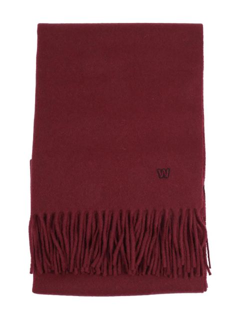 Weekend Max Mara SCOGLIO fringed scarf - Red - zdjęcie produktu nr 2