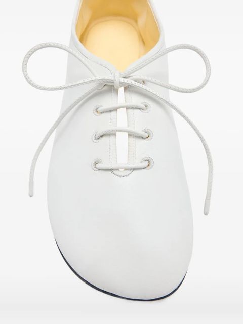 Proenza Schouler Glove lace-up ballet flats - White