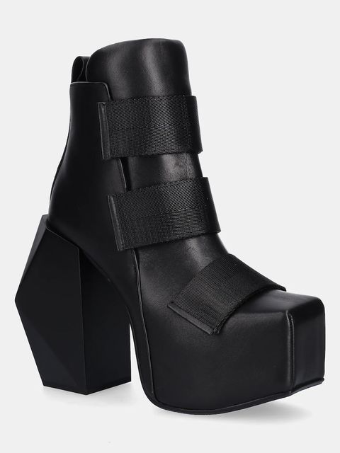 United Nude botki skórzane Stage Tron damskie kolor czarny na słupku 109420116 - zdjęcie produktu nr 1