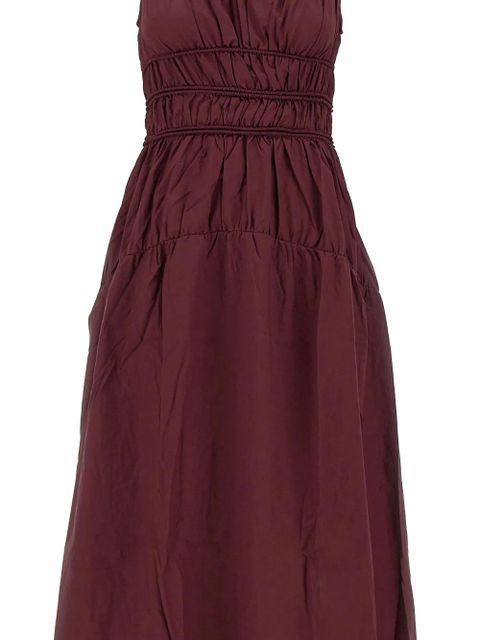 Faithfull the Brand Yael gathered A-line maxi dress