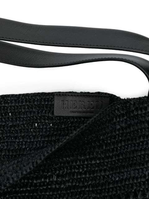 Hereu Cador knotted tote bag - Black
