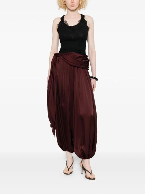 ZIMMERMANN Luna Draped Harem trousers - Brown - zdjęcie produktu nr 2