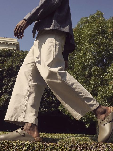 Birkenstock klapki skórzane Boston